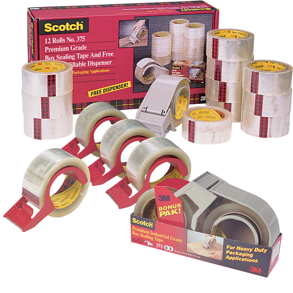 3M Box Sealing Tapes Bonus Packs