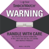 Purple L-55 ShockWatch Label 37G