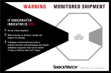 ShockWatch 2 Companion Labels - 8.75x5.75 (500 Labels/Roll)