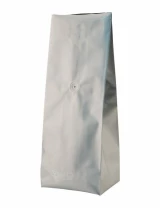Silver 2 lbs Side Gusset Bags with Valve