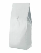White 5 lbs Side Gusset Bags with Valve