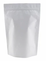 Matte White 2 lb Stand Up Pouch