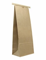 2lb Compostable Kraft Bag w/Tin Tie