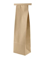 1 lb Paper Bag - (narrow) - Kraft w/Tin Tie