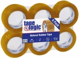 2 x 110 yds Natural Rubber Tape - 6 Roll Case Heat Shrunk Together