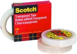 3M .5 600 Transparent Scotch Tape on 3 Inch Core in Red Box