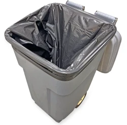 60 Gallon Repro Trash Bags - 2 Mil - 100/case