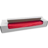 Opened Case of 10 Inch Red Paper Twist Ties