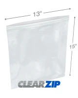 13x15 6Mil Zipper Locking Bags
