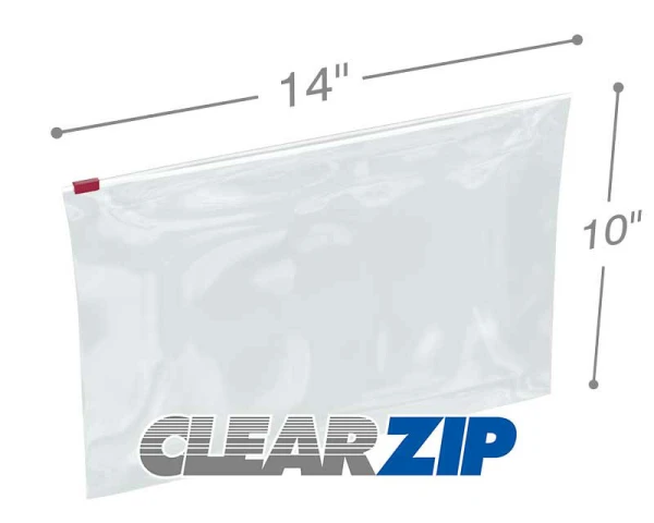 Slider Zip Bags 3Mil 14x10 14x10 3 Mil Slider Lock Zip Bags
