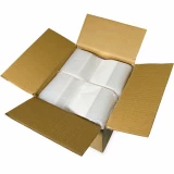 Case of 4 Mil 4 x 6 White Block Clearzip Lock Top Bags