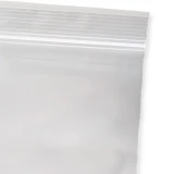 Close up of 6 x 10 Clearzip® Locking Top Bag 4 Mil Zipper