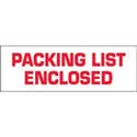 2 inch x 110 Yard Packing List Enclosed Pre-Printed Tape