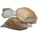 4 in x 2 in x 8 in 1 Mil  Plastic Bakery Bread Bags