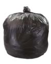 40-45 Gallon Black Regular Duty Trash Bags - 0.55 Mil