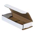 6.5 in x 2.5 in x 1 in White Corrugated Mailers