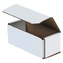 6 in x 2.5 in x 2.375 in White Corrugated Mailers