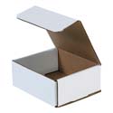6.1875 in x 5.375 in x 2.5 in White Corrugated Mailers