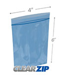 Resealable 4 inx 6 in 4 Mil VCI Bags