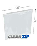 20 in x 20 in 4 Mil Clearzip® Locking Top Bags