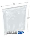 15 in x 18 in 6 Mil ClearZip® Locking Top Bags
