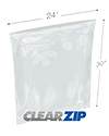 24 in x 30 in 6 Mil ClearZip® Locking Top Bags