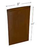 8 in x 14 in Amber 3 Mil Clearzip® Locking Top Reclosable Bags