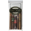 3 in x 10 in Fine Cigars Zipper Lock Bags - 2 Mil