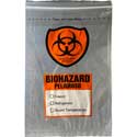 6 inx9 in Tear Pouch 3 Wall Specimen Shield Biohazard