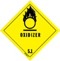 NMC DL18BP50 Organic Peroxide Blank 5.2 Red/Yellow National Marker Company NMC DL18BP50 Organic Peroxide Blank 5.2 Red/Yellow National Marker Company