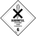 D.O.T. Harmful to Foodstuffs Label