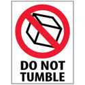 3 in x 4 in Do Not Tumble Labels