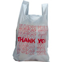 10 x 5 x 18   inThank You in High Density Take Out Bags
