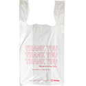 11.5 x 6.5 x 21   inThank You in High Density Take Out Bags