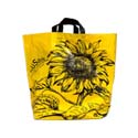 Sunflower Soft Loop Handle Bag 19.5 in x 16 in + 7 in