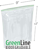 Minigrip 9 in x 12 in 2 Mil Biodegradable Reclosable Bags