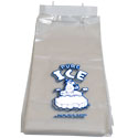 20 lb Wicketed Plain Top  inPURE ICE in