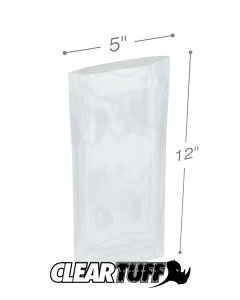 5 in x 12 in 1 Mil Poly Bags