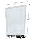15 in x 24 in 1 Mil Poly Bags