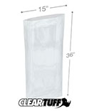 15 in x 36 in 2 Mil Poly Bags