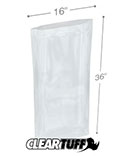 16 in x 36 in 2 Mil Poly Bags