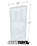 18 in x 42 in 2 Mil Poly Bags