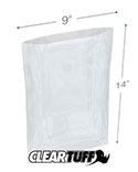 9 in x 14 in 3 Mil Poly Bags