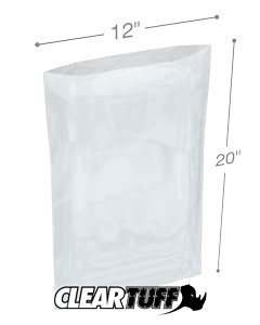 12 in x 20 in 1.5 Mil Poly Bags