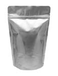 12 oz Stand Up Pouch Silver KRAFT/ALU/LLDPE