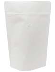 12 oz Stand Up Pouch with valve White Kraft WHITE KRAFT/PET/ALU/LLDPE