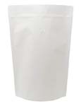 2 lb Stand Up Pouch with valve White Kraft WHITE KRAFT/PET/ALU/LLDPE