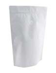 5 lb Stand Up Pouch with valve Matte White MBOPP/PET/ALU/LLDPE