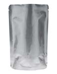 2 oz Stand Up Pouch Silver PET/ALU/LLDPE
