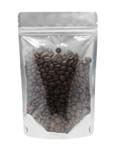 4 oz Stand Up Pouch with valve Clear/Black PET/ALU/LLDPE